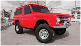Bushwacker 66-77 Ford Bronco bengalas estilo recortado 2 piezas - negro