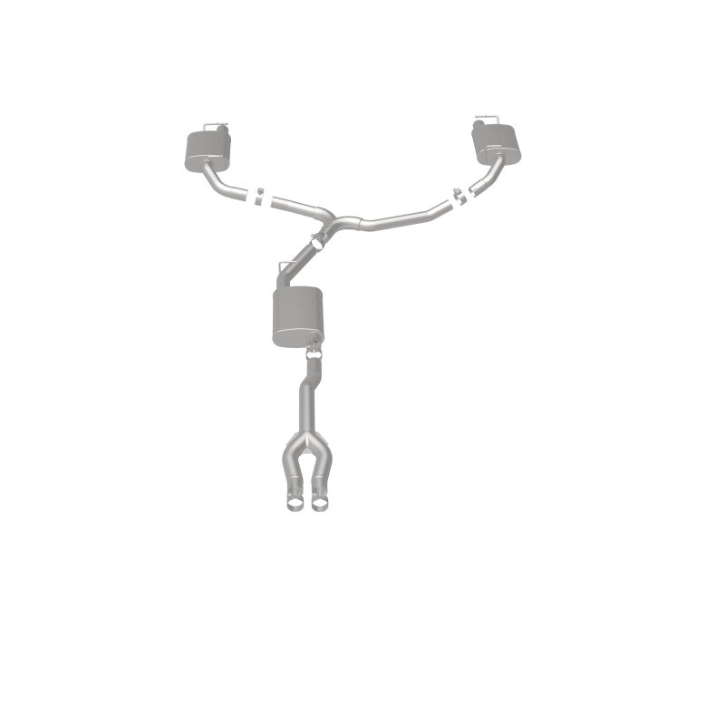 MagnaFlow Cat-Back SS Salida trasera doble dividida 2015 Dodge Charger/Chrysler 300C 3.6L V6 (usa puntas OEM)