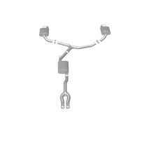 Cargar imagen en el visor de la galería, MagnaFlow Cat-Back SS Salida trasera doble dividida 2015 Dodge Charger/Chrysler 300C 3.6L V6 (usa puntas OEM)