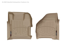 Cargar imagen en el visor de la galería, WeatherTech 99-07 Ford F250/F350/F450/F550 Super Duty Regular Cab Front FloorLiner - Tan
