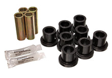 Cargar imagen en el visor de la galería, Energy Suspension Ford F-250 / F-350 Black Rear Leaf Spring Bushing Set