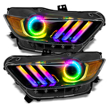 Cargar imagen en el visor de la galería, Oracle 15-17 Ford Mustang V6/GT/Shelby Dynamic DRL  w/ Halo Kit - ColorSHIFT - Dynamic SEE WARRANTY