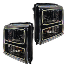 Cargar imagen en el visor de la galería, Oracle 05-07 Ford F-250/350 SMD HL - Black - ColorSHIFT w/ 2.0 Controller SEE WARRANTY