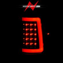 Cargar imagen en el visor de la galería, ANZO 2004-2006 Ford F-150 luces traseras LED con barra de luz, carcasa negra, lente ahumada