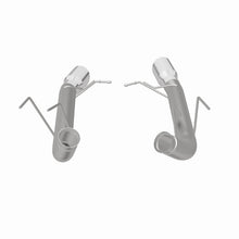 Cargar imagen en el visor de la galería, MagnaFlow 13 Ford Mustang Dual Split Rear Exit Stainless Axle-Back Cat Back Exhaust (Competition)
