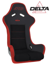 Cargar imagen en el visor de la galería, PRP Delta Composite Seat- Black/Red (PRP Red Outline/Delta Red- Red Stitching/201-263-201-237)