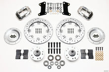Cargar imagen en el visor de la galería, Wilwood Forged Dynalite Front Kit 12.19in Drill-Zinc Pol 67-69 Camaro 64-72 Nova Chevelle
