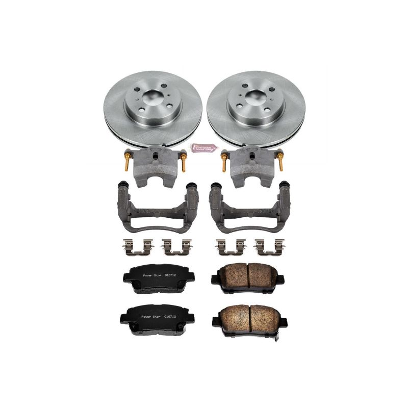 Power Stop 01-05 Toyota Echo Front Autospecialty Brake Kit w/Calipers