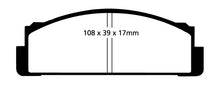 Cargar imagen en el visor de la galería, EBC 68-83 Fiat 124 1.6 Pastillas de freno delanteras Yellowstuff