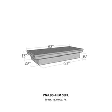 Cargar imagen en el visor de la galería, Westin/Brute Full Lid Mid Size/Down Size XOver LB &amp; SB wide &amp; shallow - Aluminum