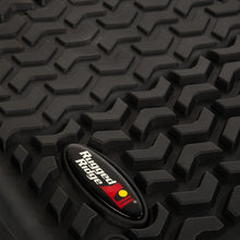 Cargar imagen en el visor de la galería, Rugged Ridge Floor Liner Kit Black F/R 18-20 Jeep Wrangler JL 2Dr