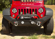 Cargar imagen en el visor de la galería, Rugged Ridge Spartan Front Bumper HCE W/Overrider 07-18 Jeep Wrangler JK