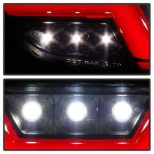 Cargar imagen en el visor de la galería, Spyder 15-16 Ford Mustang LED Reverse Lights - Black Smoke w/ Red Bar (ALT-YD-FM15RED-REV-BSM)