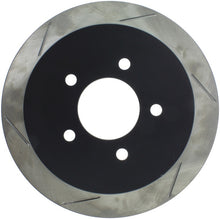 Cargar imagen en el visor de la galería, StopTech Power Slot 01-03 Ford F150 5 Lug Rear Right SportStop Slotted Rotor
