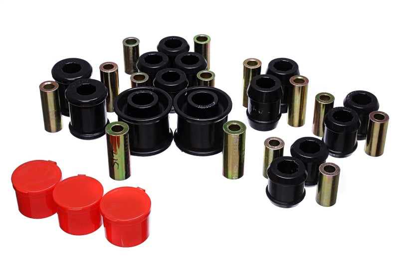 Energy Suspensión 12-16 VW Passat / 07-16 VW EOS (1F) Juego de bujes de brazo de control trasero - Negro