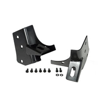 Cargar imagen en el visor de la galería, Rugged Ridge 97-06 Jeep Wrangler TJ Windshield Hinge Light Brackets Black