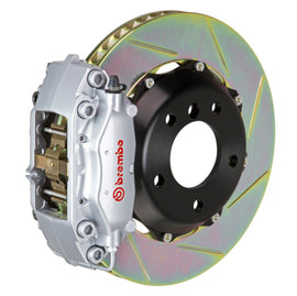 Brembo 00-02 RS4 trasero GT BBK 4 pistones fundidos 2 piezas 328x28 2 piezas rotor ranurado tipo 1-plata