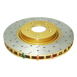 DBA 03-07 350Z / 03-04 G35 con rotor Brembo frontal perforado y ranurado serie 4000