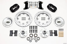 Cargar imagen en el visor de la galería, Wilwood Forged Dynalite Front Kit 12.19in Drill-Zinc 67-69 Camaro 64-72 Nova Chevelle