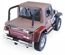 Jeep Wrangler(TJ) Rampage 1997-2002, capota blanda y cubierta para cabina, tela vaquera especiada