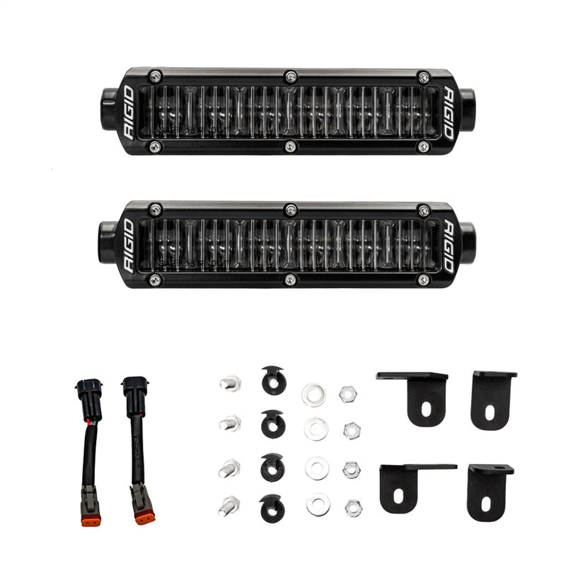 Rigid Industries 2022+ Toyota Tundra Kit de luces antiniebla blancas serie SR de 6 pulgadas