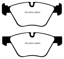 Cargar imagen en el visor de la galería, EBC 08-10 BMW 128 3.0 Redstuff Front Brake Pads
