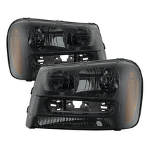 Cargar imagen en el visor de la galería, Xtune Chevy Trailblazer 02-09 OEM Style Headlights Black Smoke HD-JH-CTB02-AM-BSM