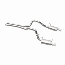 Cargar imagen en el visor de la galería, MagnaFlow 13 Ford Mustang Dual Split Rear Exit Stainless Cat Back Performance Exhaust (Street)