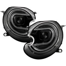 Load image into Gallery viewer, Spyder Mini Cooper 07-12 V2 Halogen Model Only Projector Headlights - Black PRO-YD-MC07V2SI-SBLB-BK