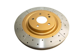 DBA 06-07 Mercedes-Benz C350 W203 (con freno AMG Perf) Rotor delantero perforado y ranurado Street Series