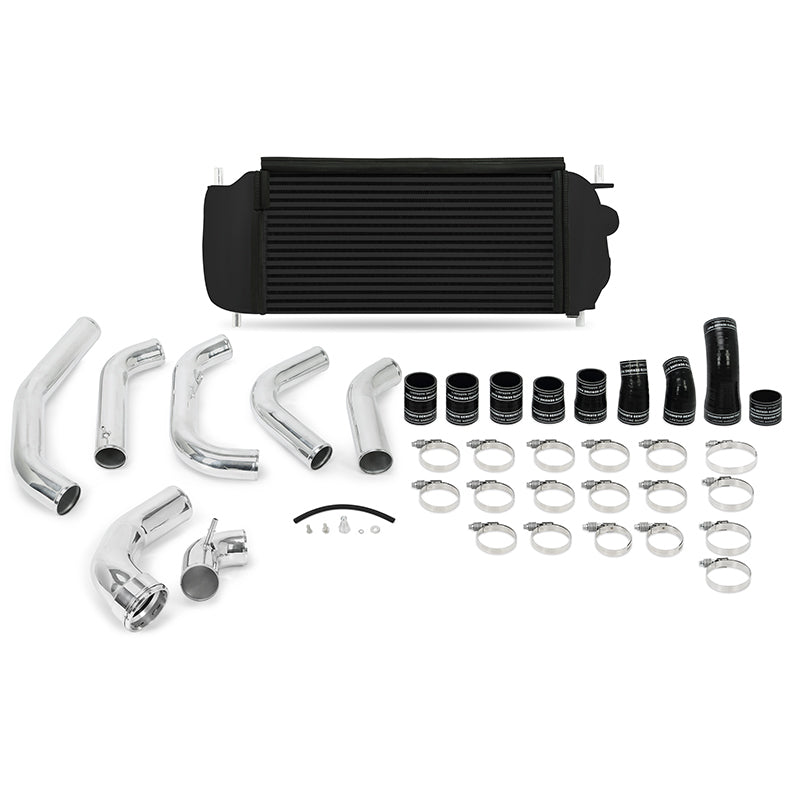 Mishimoto 15-16 Ford F-150 EcoBoost 3.5L Kit de intercooler de rendimiento negro con tubos pulidos