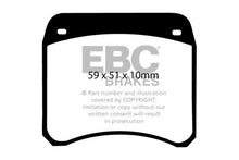 Cargar imagen en el visor de la galería, Pastillas de freno delanteras EBC 63-69 Rover Mini Cooper Greenstuff