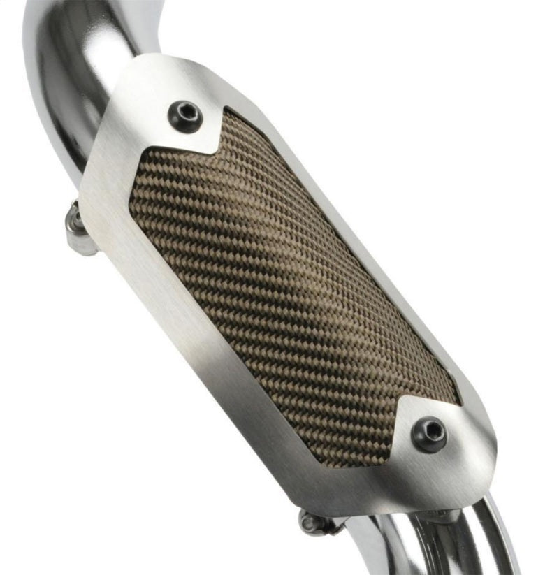 Escudo térmico flexible DEI Powersport - 3,5 x 6,5 pulgadas - Cepillado/Titanio