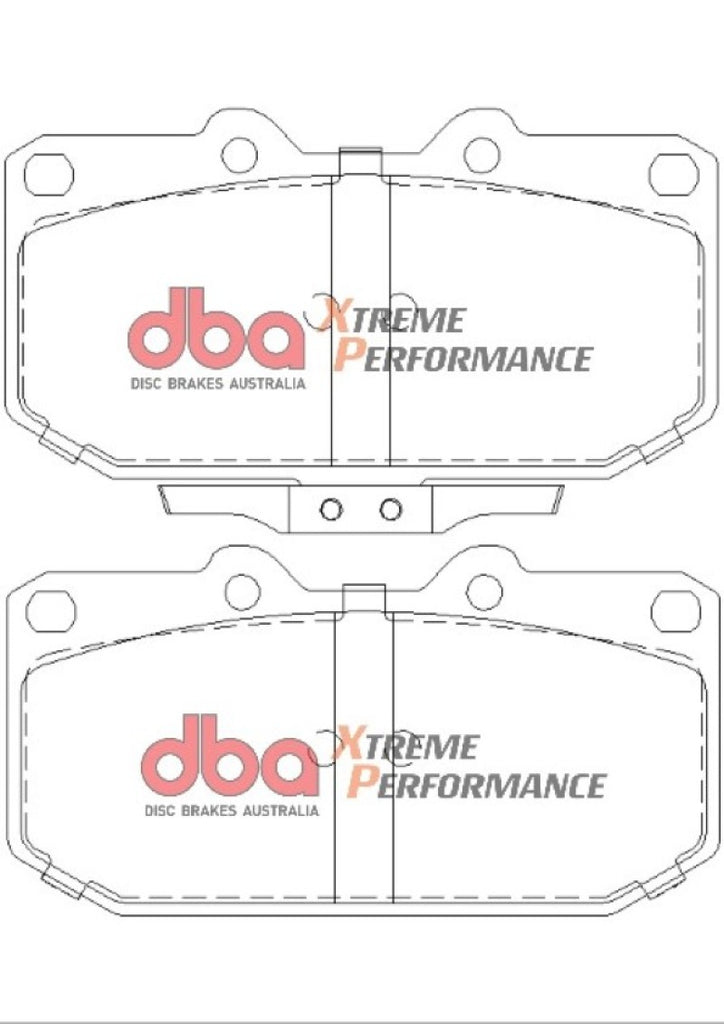 DBA 06-07 Subaru WRX XP650 Pastillas de freno delanteras