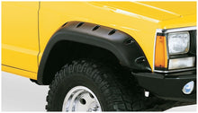 Cargar imagen en el visor de la galería, Bushwacker 84-01 Jeep Cherokee bengalas estilo recortado, 4 piezas, solo para utilitario deportivo de 2 puertas, color negro