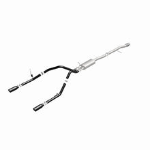 Cargar imagen en el visor de la galería, MagnaFlow SYS Cat-Back 4in Black Dual Split Rear Tips 14-15 Chevy Silverado/GMC Sierra 4.3L-5.3L