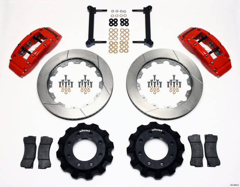 Wilwood TC6R Front Kit 16.00in Red 1999-2010 GM H2 Truck/SUV 2500