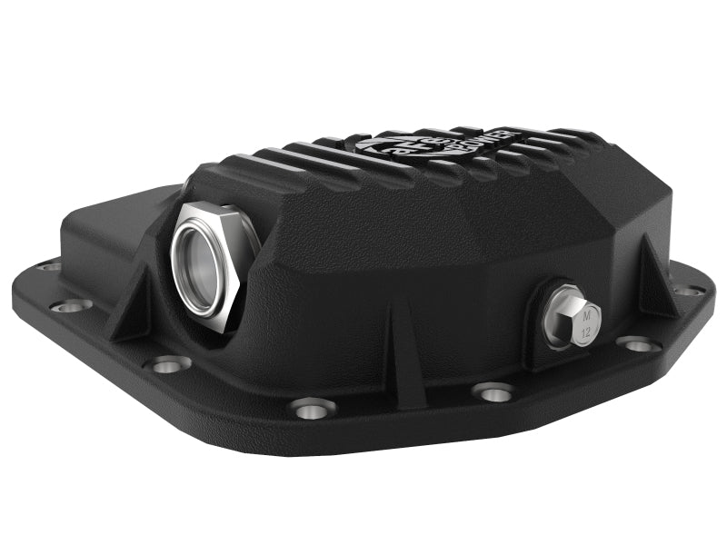aFe Pro Series Cubierta del diferencial trasero negro con aceite para engranajes 20-21 Jeep Gladiator (JT) V6 3.6L