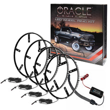 Cargar imagen en el visor de la galería, Oracle LED Illuminated Wheel Rings - ColorSHIFT Dynamic - ColorSHIFT - Dynamic SEE WARRANTY