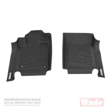 Cargar imagen en el visor de la galería, Westin 2011-2012 Ford Super Duty (No foot rest cut out) Wade Sure-Fit Floor Liners Front - Black