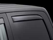 Cargar imagen en el visor de la galería, WeatherTech 09+ Dodge Ram 1500 Rear Side Window Deflectors - Dark Smoke