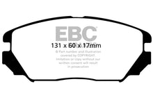 Cargar imagen en el visor de la galería, EBC 08-09 Hyundai Azera 3.3 Ultimax2 Front Brake Pads