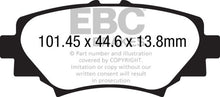 Cargar imagen en el visor de la galería, Pastillas de freno traseras Redstuff EBC 14+ Mazda 3 2.0 (construcción japonesa)