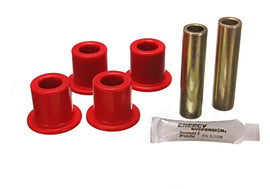 Juego de casquillos de grillete de cuadro Jeep Energy Suspensión - Rojo