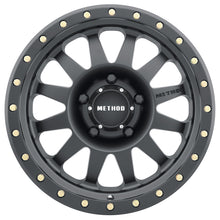 Cargar imagen en el visor de la galería, Method MR304 Double Standard 17x8.5 0mm Offset 5x5 94mm CB Matte Black Wheel