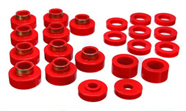 Soportes de carrocería Energy Suspensión Cj5-7 - Rojo