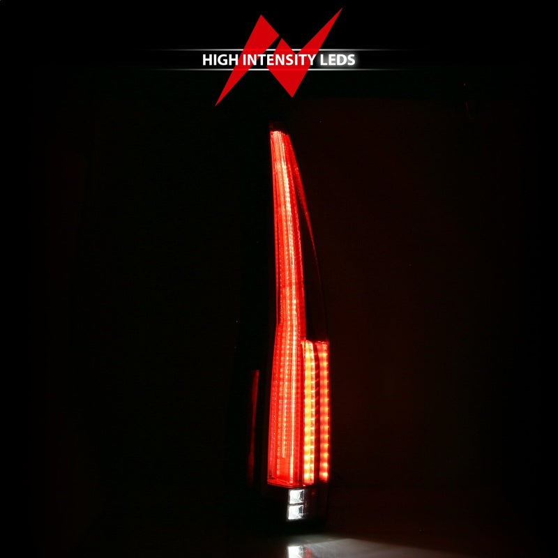 ANZO 2007-2014 Cadillac Escalade luces traseras LED rojo/transparente
