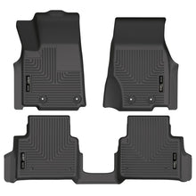 Cargar imagen en el visor de la galería, Husky Liners 21-23 Jeep Grand Cherokee L 2nd Row Bucket Seats WeatherBeater Floor Liner (Black)