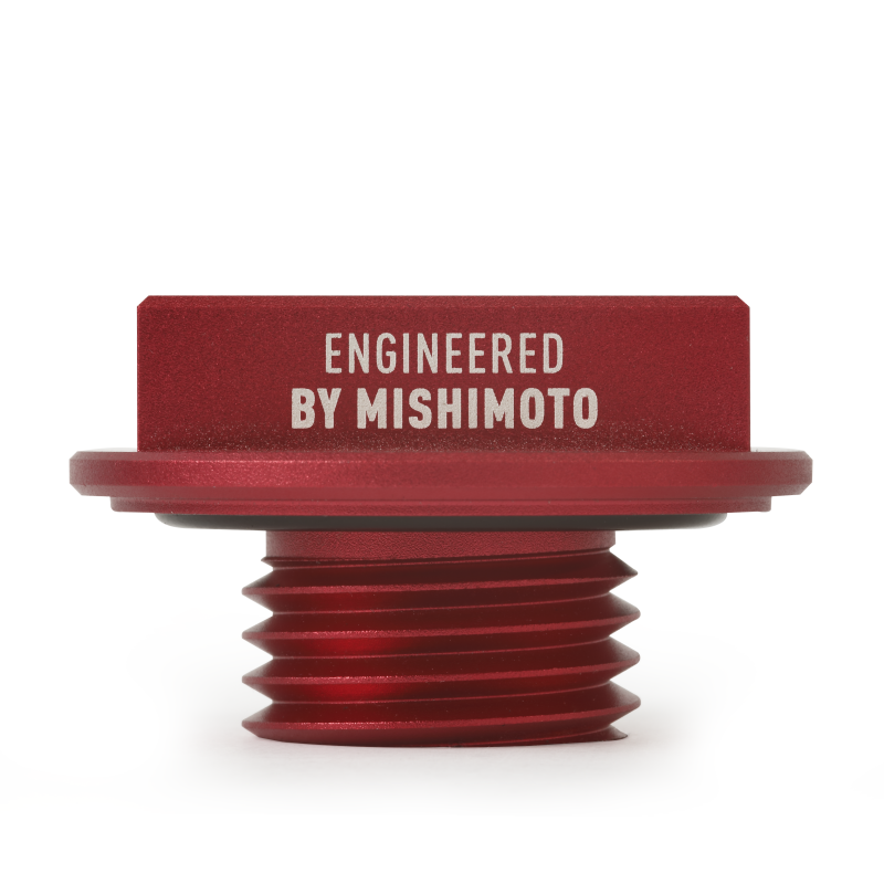 Mishimoto 87-01 Ford Mustang Hoonigan Tapón de llenado de aceite - Rojo