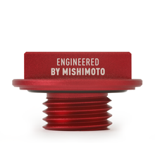 Cargar imagen en el visor de la galería, Mishimoto 87-01 Ford Mustang Hoonigan Tapón de llenado de aceite - Rojo